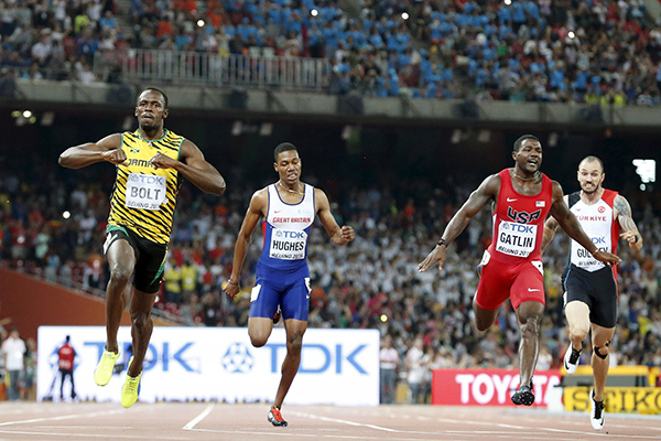 11年坚持赢得博尔特敬意，嘘声让他的故事更生动