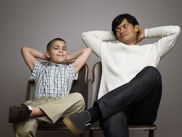 孩子的“囧”行为原来都是从你那里学来的啊