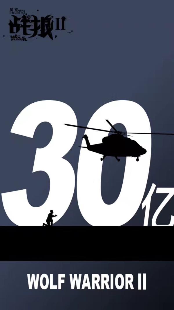 13天34亿元，《战狼2》能把中国电影票房纪录推到多高