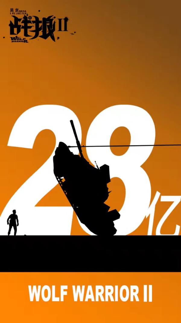 13天34亿元，《战狼2》能把中国电影票房纪录推到多高