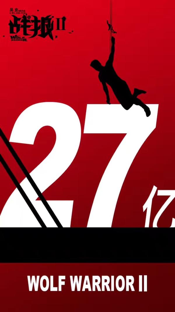13天34亿元，《战狼2》能把中国电影票房纪录推到多高