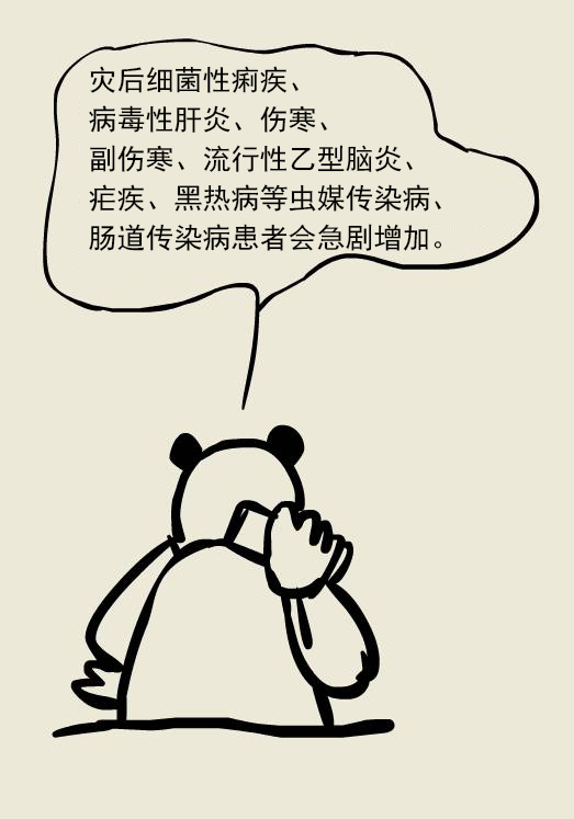 漫画｜九寨沟突发地震，救人重要，卫生防疫也重要