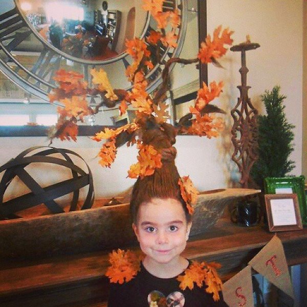 他们把创意玩到了小朋友的头发上