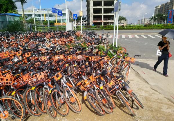 深圳暂停新增共享单车投放，严格规范在住宅等场所摆放车辆