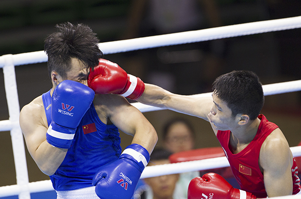 全运会拳击赛运动员质疑结果强占赛台，体总通报批评拳跆中心