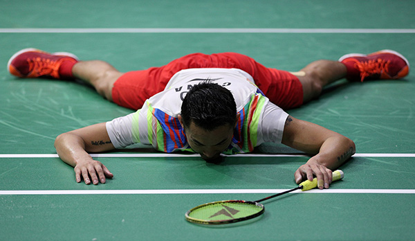 林丹第7次晋级世锦赛决赛，33岁的他秘诀只有努力训练