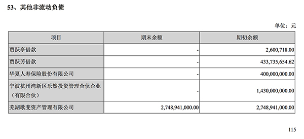 乐视网半年报的7个细节：已归还来自贾跃亭姐弟的全部借款