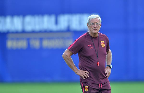 里皮：我来之前国足垫底，现在还是垫底，非常遗憾