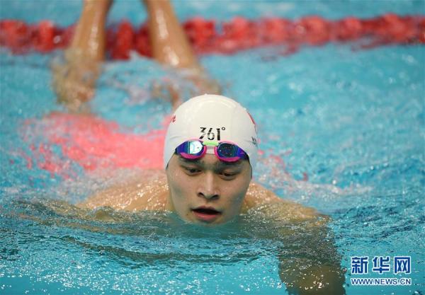 拿下全运会第二金，孙杨说自己确实有点累了
