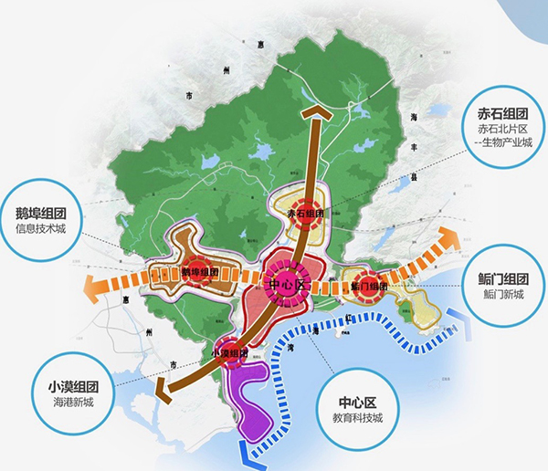 读图丨深圳东进再造一座城，深汕特别合作区的详细规划都在这