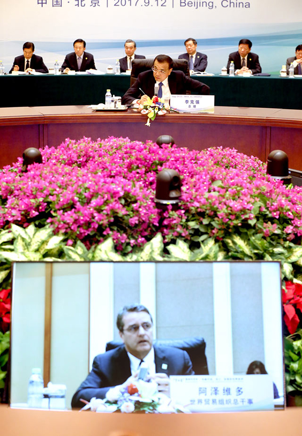 中国总理与6大国际组织“掌门人”为何再聚这张圆桌？