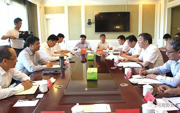 中国电建董事长拜访雄安新区：阐述水环境治理和能源建设思路