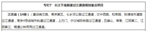 常泰、张靖过江通道可行性过审，江苏启动新一轮过江通道建设