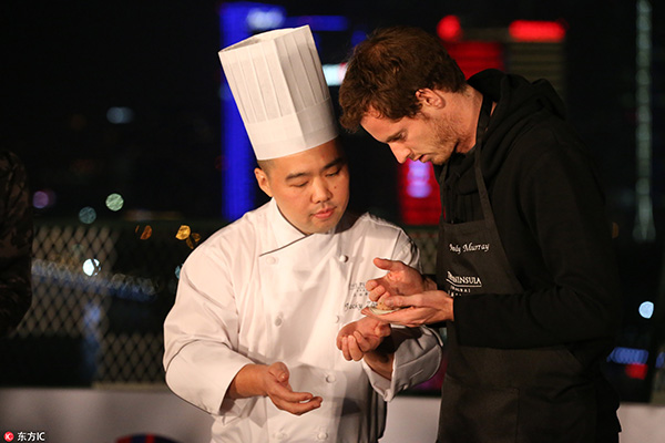 网球混搭外滩美景，这是一份属于上海大师赛的靓丽