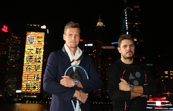 网球混搭外滩美景，这是一份属于上海大师赛的靓丽