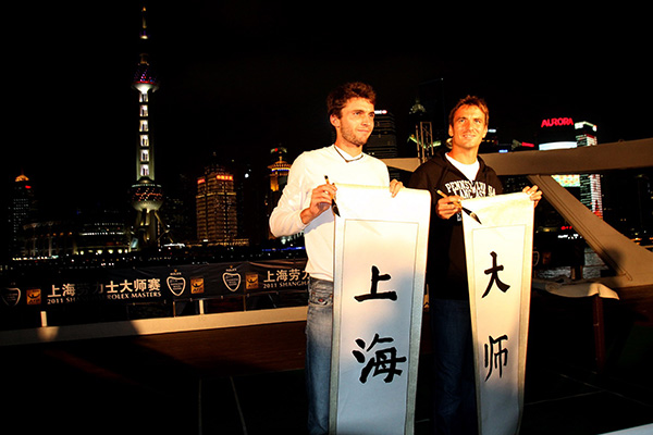 网球混搭外滩美景，这是一份属于上海大师赛的靓丽