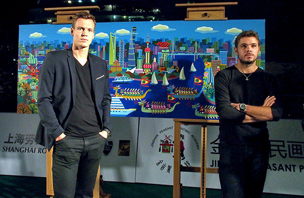 网球混搭外滩美景，这是一份属于上海大师赛的靓丽