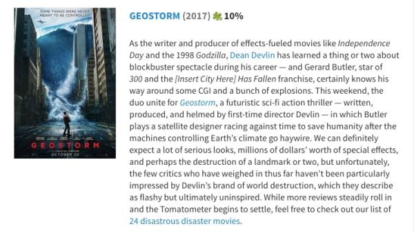 《全球风暴》：这简直是观众的灾难