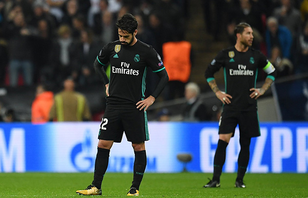 欧冠9年最惨失利，小组赛5年首次输球，这是皇马的耻辱一夜