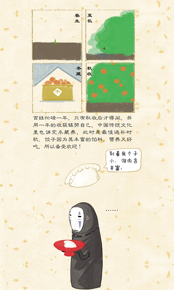 好喵漫画|二十四节气之立冬 2017年的冬天正式开始了