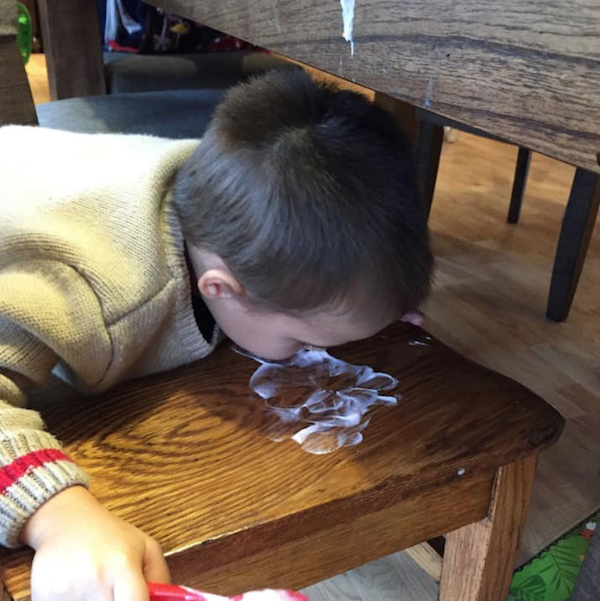 孩子们那些让你想笑的吃相