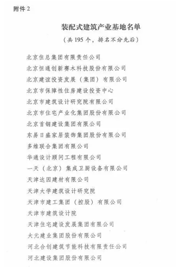 首批装配式建筑示范城市和产业基地名单公布，万科碧桂园在列