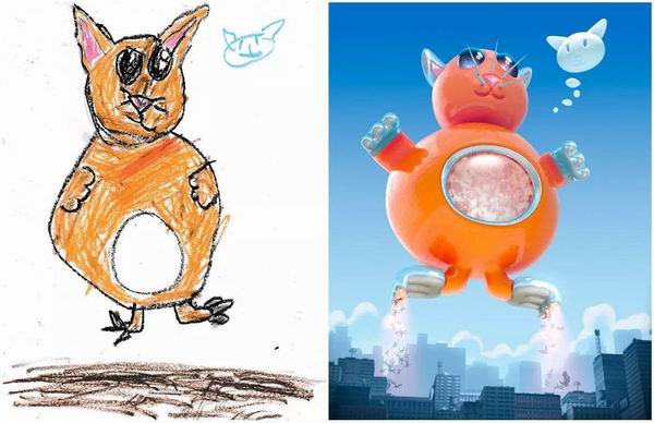 孩子心中的怪物被艺术家们再创造后