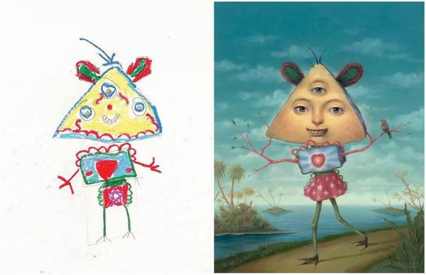 孩子心中的怪物被艺术家们再创造后