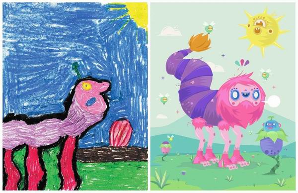 孩子心中的怪物被艺术家们再创造后