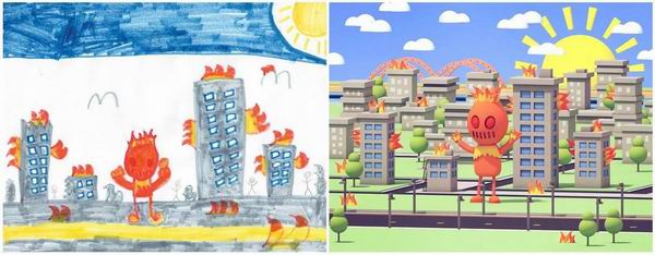 孩子心中的怪物被艺术家们再创造后
