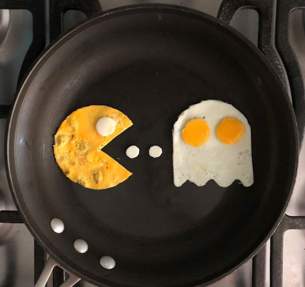 骨骼清奇的煎蛋展览，让妈妈们做早餐时脑洞大开