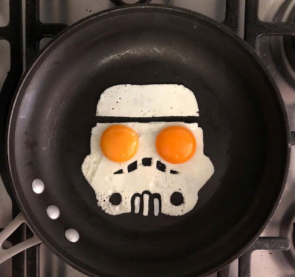 骨骼清奇的煎蛋展览，让妈妈们做早餐时脑洞大开