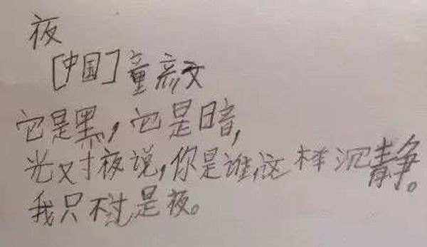 人之初，性本“诗”：细心记录，你家孩子也是诗人