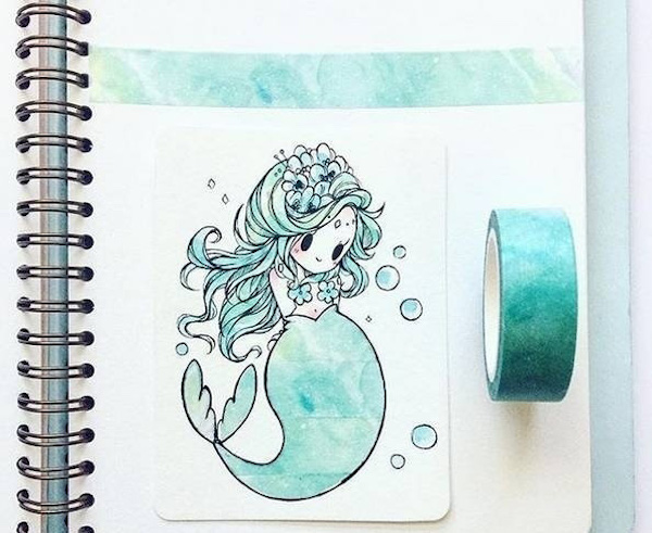 用漂亮的胶带作画，你可以和孩子轻松消磨一个周末