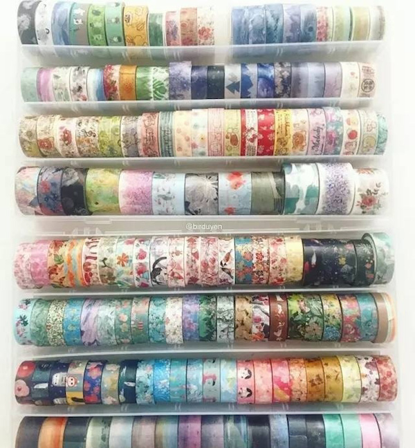 用漂亮的胶带作画，你可以和孩子轻松消磨一个周末