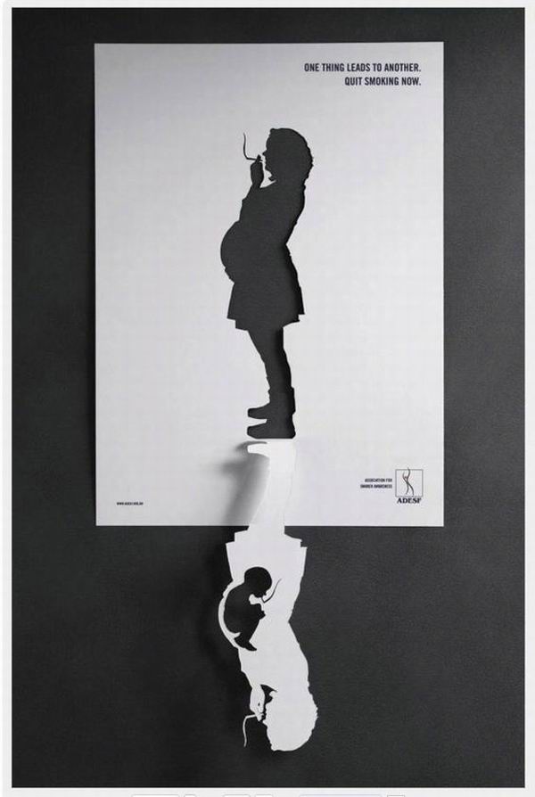 这组公益戒烟海报，很适合推送给爸爸看