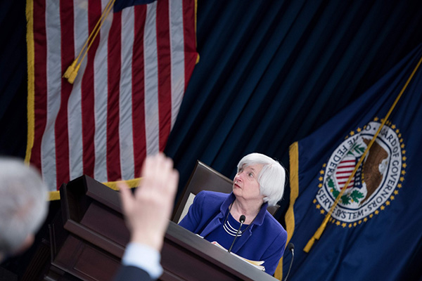 耶伦谈美国税改远虑：一旦出现衰退，财政上的应对空间将有限