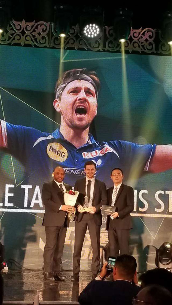 丁宁斩获国际乒联年度最佳女运动员，中国男乒“全军覆没”