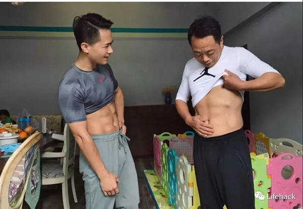 太励志！啤酒肚变6块腹肌，这一家子的减肥照刷爆朋友圈