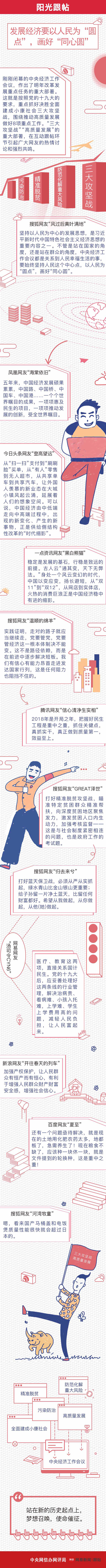 阳光跟帖丨发展经济要以人民为“圆点” 画好“同心圆”