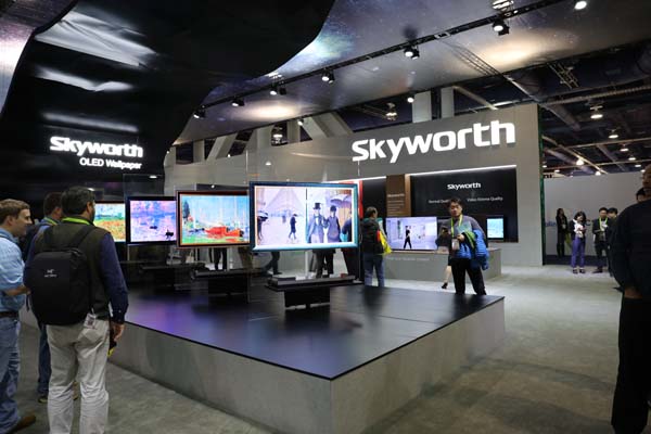 创维自主研发AI画质芯片，首秀拉斯维加斯