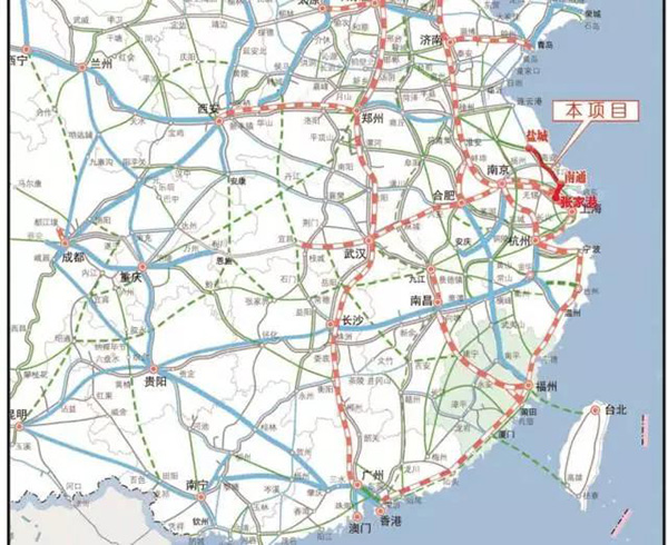 盐城至南通高铁今日开建，四年后盐城与上海一小时通达