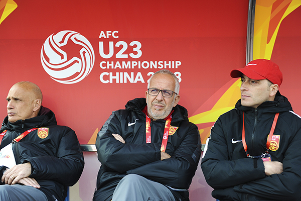 U23国足主帅：里皮满意求胜欲，中国球员不该去英意西联赛