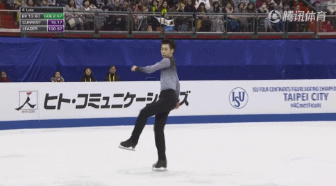 霸气！金博洋男单自由滑破300分，首夺四大洲锦标赛冠军