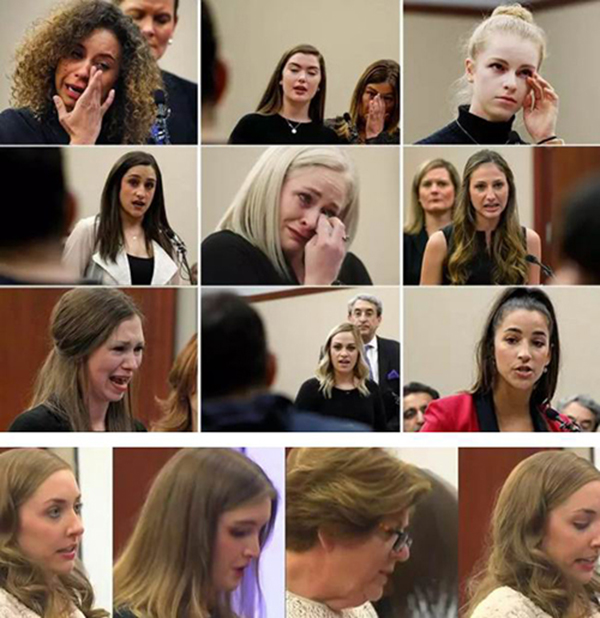 第一个公开美国体操性侵案的女孩，她打破了156种沉默