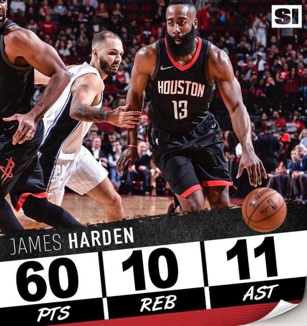 这样的哈登再不拿常规赛MVP，就真想不出理由了