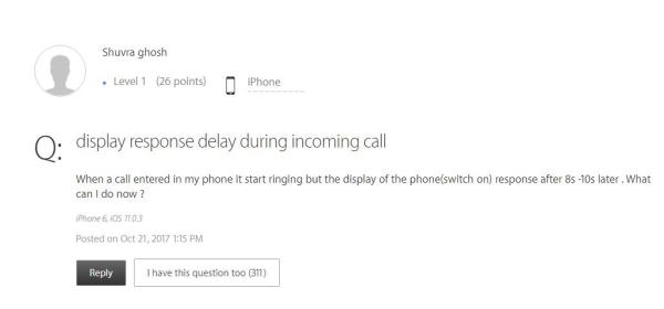 iPhoneX曝出新漏洞：收到来电屏幕延迟亮起且无法接听