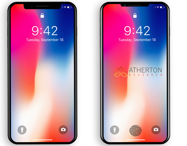 机构预测明年款iPhoneX：新增屏下虚拟指纹识别功能