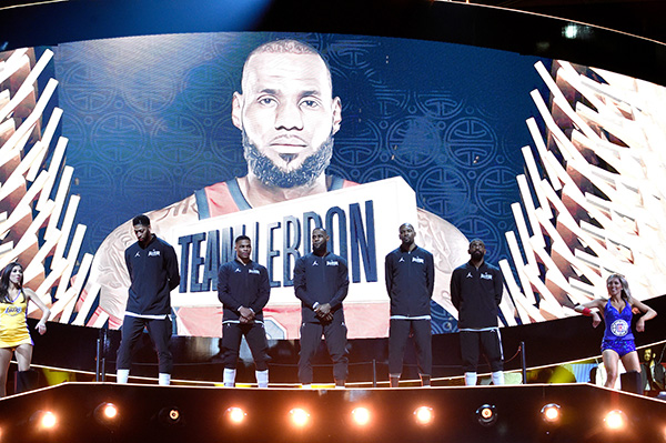 NBA全明星终于真打了！詹姆斯队战胜库里队，詹皇获MVP