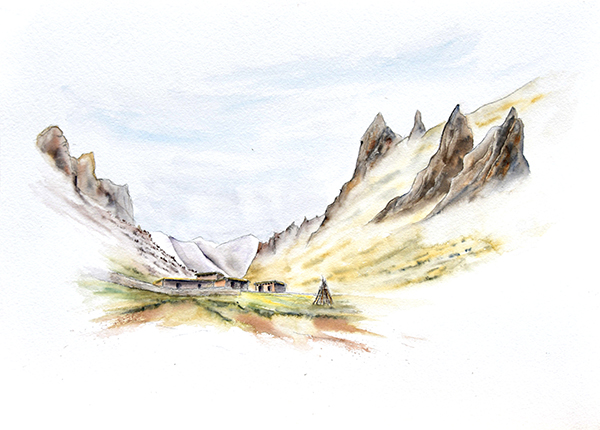 我在三江源，一天之内看见7只野生雪豹